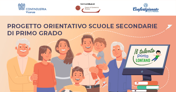 "Il Talento porta lontano" a.s. 2025/2026 -  Orientamento per le scuole secondarie di I° grado
