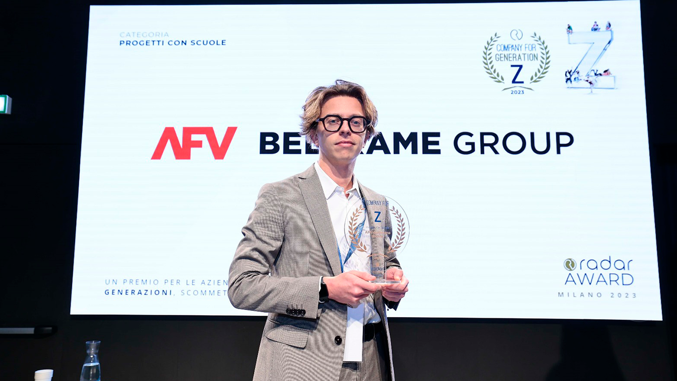 AFV Beltrame Group premiata tra le migliori aziende italiane che investe sulla "Gen Z"