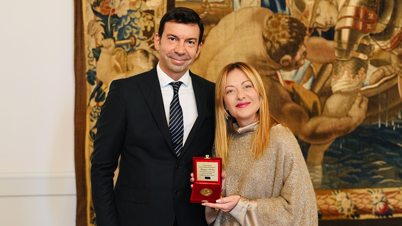 QASCOM, incontro con il Presidente Meloni nell’anniversario della missione LuGRE