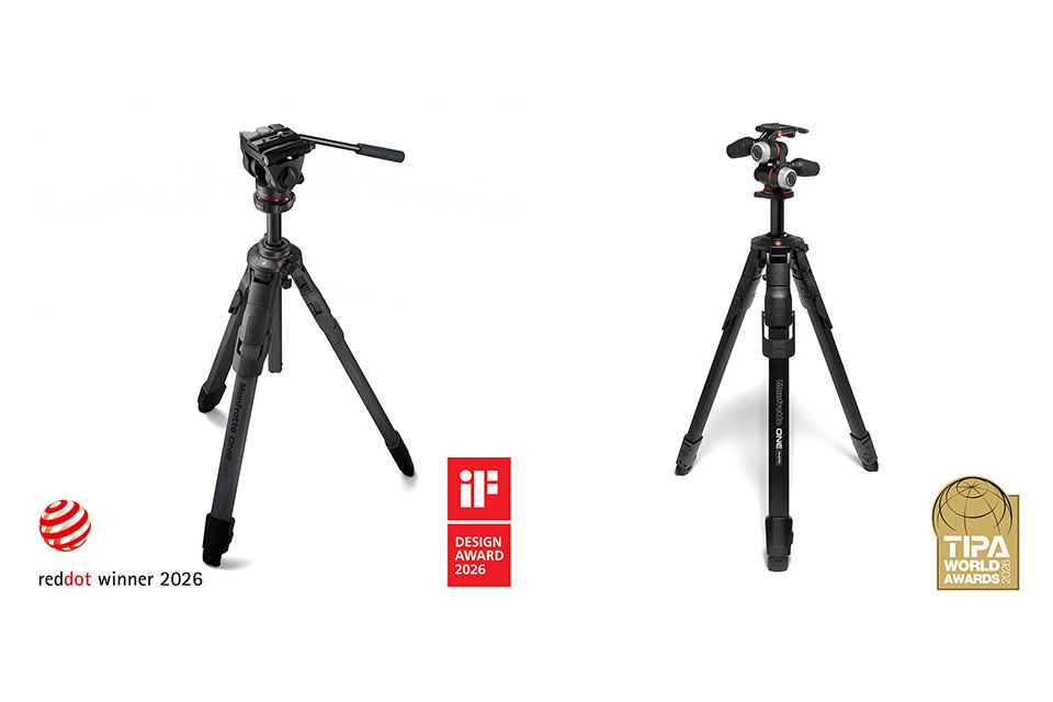 Manfrotto ONE premiato con tre riconoscimenti internazionali nel 2026