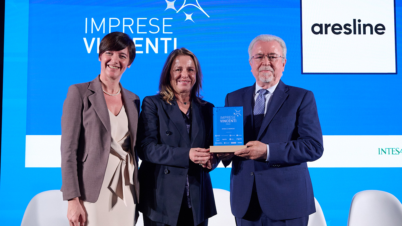 Aresline tra le imprese premiate da Intesa Sanpaolo con Imprese Vincenti