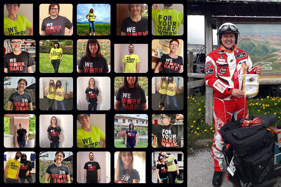 Siggi presenta l'iniziativa: "We Work Hard per CIAO NADIA!"