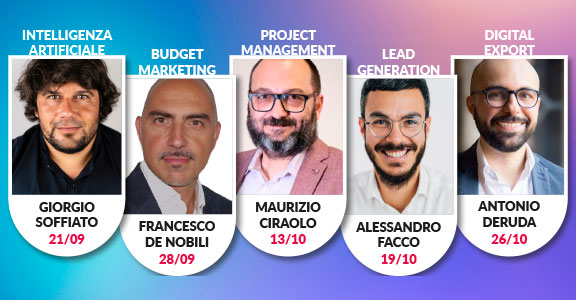 Live webinar: 5 appuntamenti gratuiti, online, sul digitale per fare business 